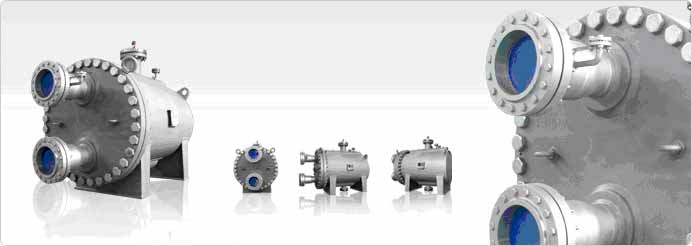 Disc plate and shell heat exchangers.